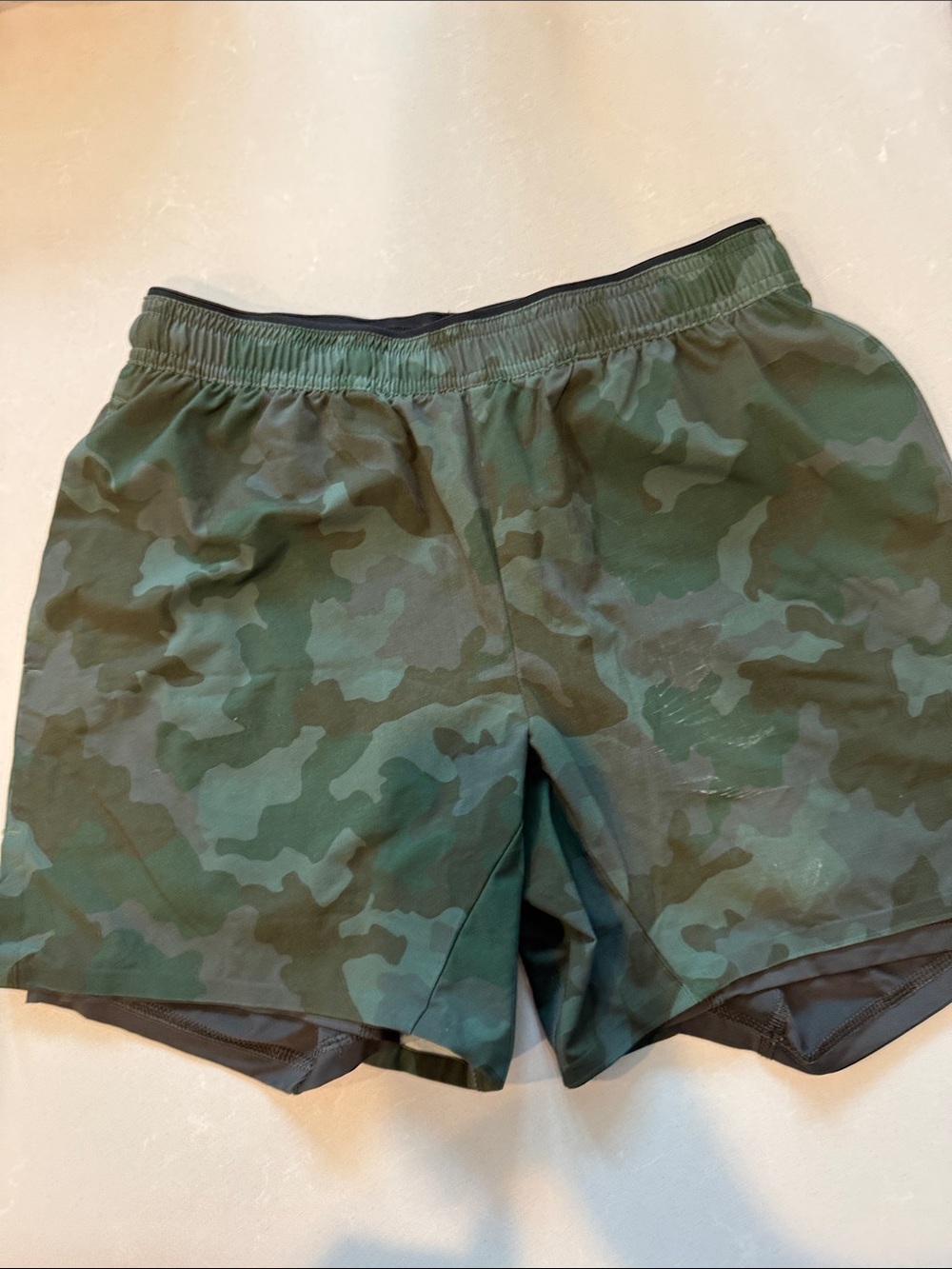 chubbies Green Camo Athletic Shorts